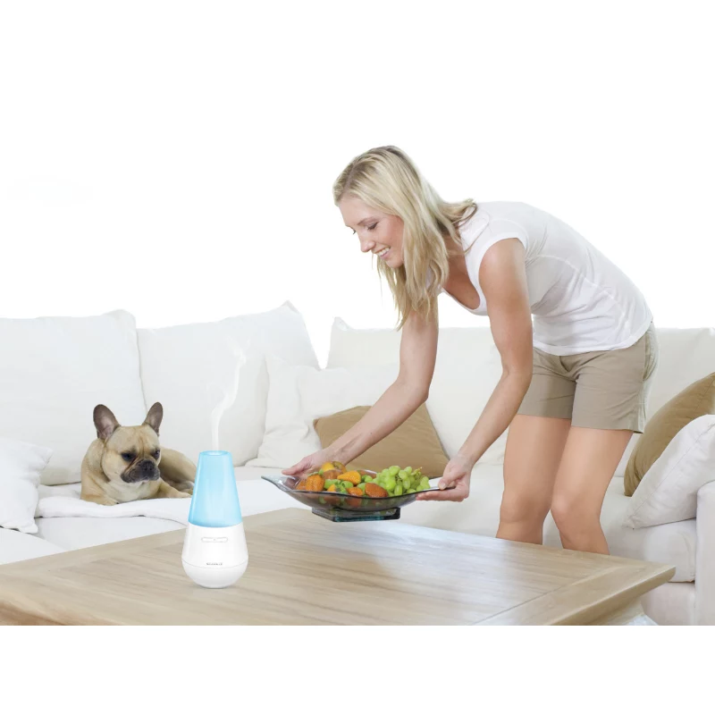 SOEHNLE Air Aromatizator Valencia ultraheli aroomidifuusor, 100 ml paak, kuni 4h tööaeg, valge/hõbedane