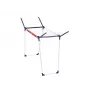 LEIFHEIT Pegasus 160 Solid Slim pesukuivatusrest 16m kokkupandav pesukuivatusrest, pulbervärvitud teras, sise-/väliskasutuseks, must