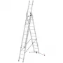 Hailo Master S120 Pro Alumiiniumist Turvatool, 3 astet, 150 kg kandevõime, Kokkupandav, Mitmeotstarbelise Alusega