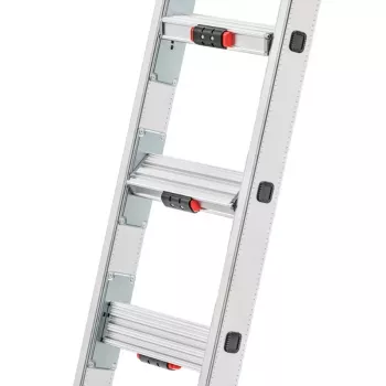Hailo Master S120 Pro Alumiiniumist Turvatool, 3 astet, 150 kg kandevõime, Kokkupandav, Mitmeotstarbelise Alusega