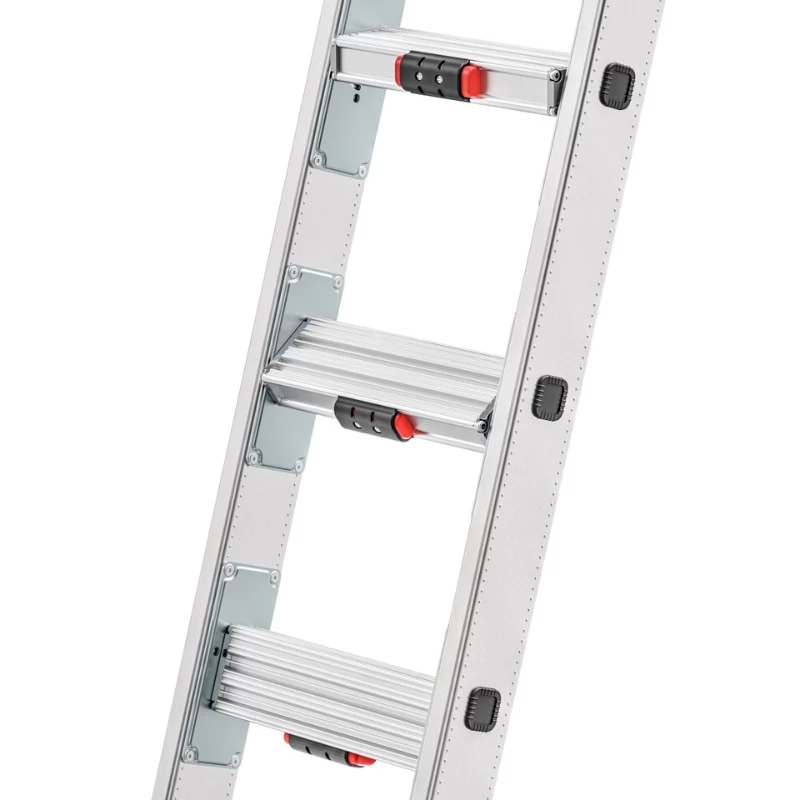 Hailo Master S120 Pro Alumiiniumist Turvatool, 3 astet, 150 kg kandevõime, Kokkupandav, Mitmeotstarbelise Alusega
