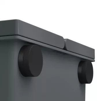 HAILO FlexBox S seinale kinnitatav prügikast 7L tumehall