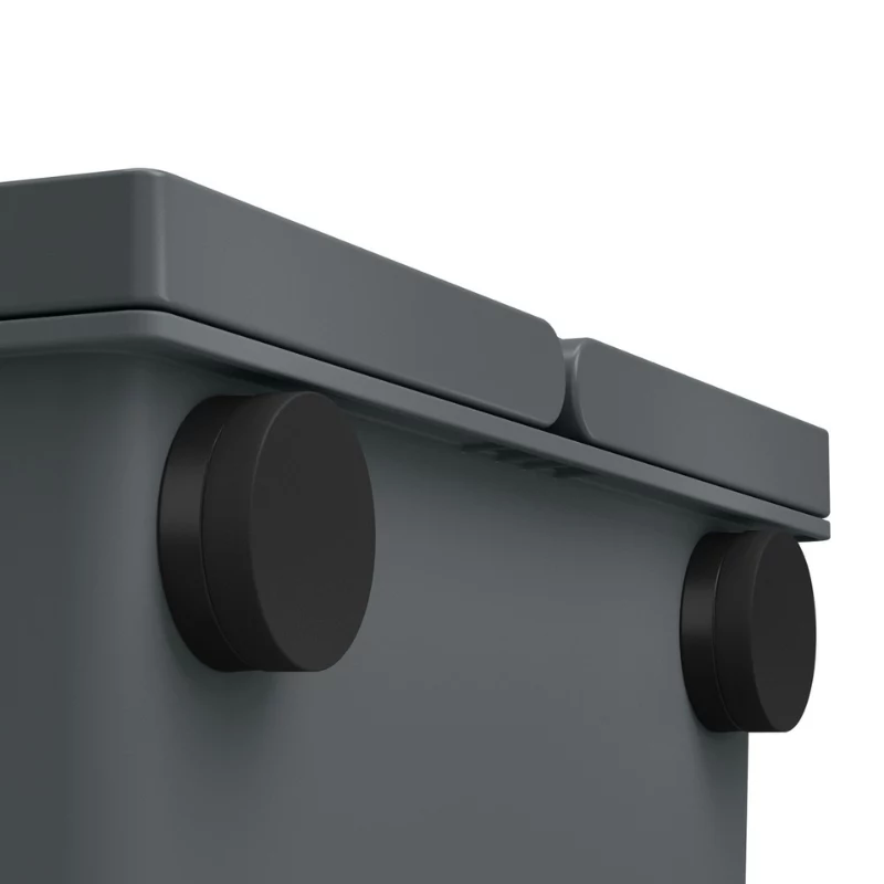 HAILO FlexBox S seinale kinnitatav prügikast 7L tumehall
