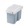 HAILO Multi-Box Duo L süvistatav prügikast, 2x14L, valge