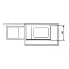 HAILO Multi-Box Duo L süvistatav prügikast, 2x14L, valge