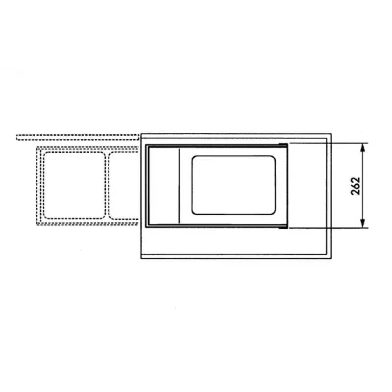 HAILO Multi-Box Duo L süvistatav prügikast, 2x14L, valge