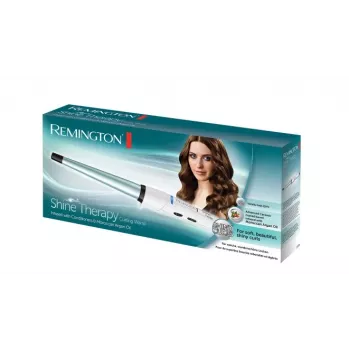 Remington CI53W koonusekujuline lokitang, keratiini ja argaaniaõliga, 25-38mm, 5 kuumusastet, 160-220°C, 30s kuumutamine, automaatne väljalülitus, soe türkiissinine/valge, 1,8m pöörlev juhe