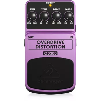 Behringer OD300 Overdrive/Distortion efektipedaal lilla, must