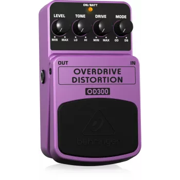 Behringer OD300 Overdrive/Distortion efektipedaal lilla, must