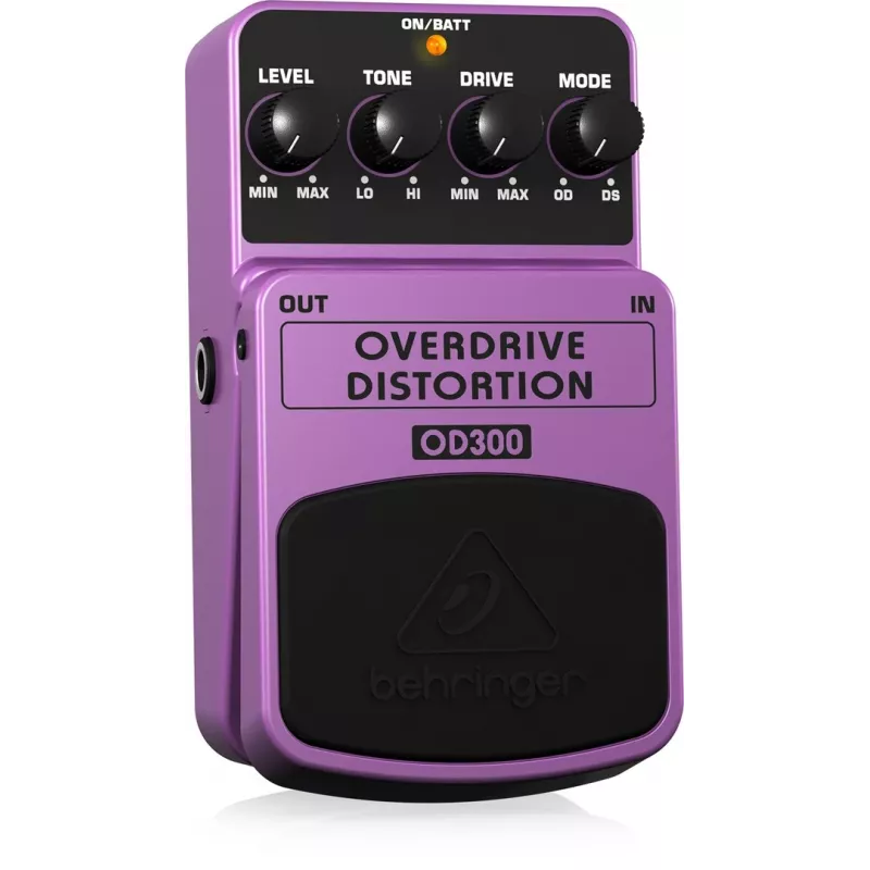 Behringer OD300 Overdrive/Distortion efektipedaal lilla, must