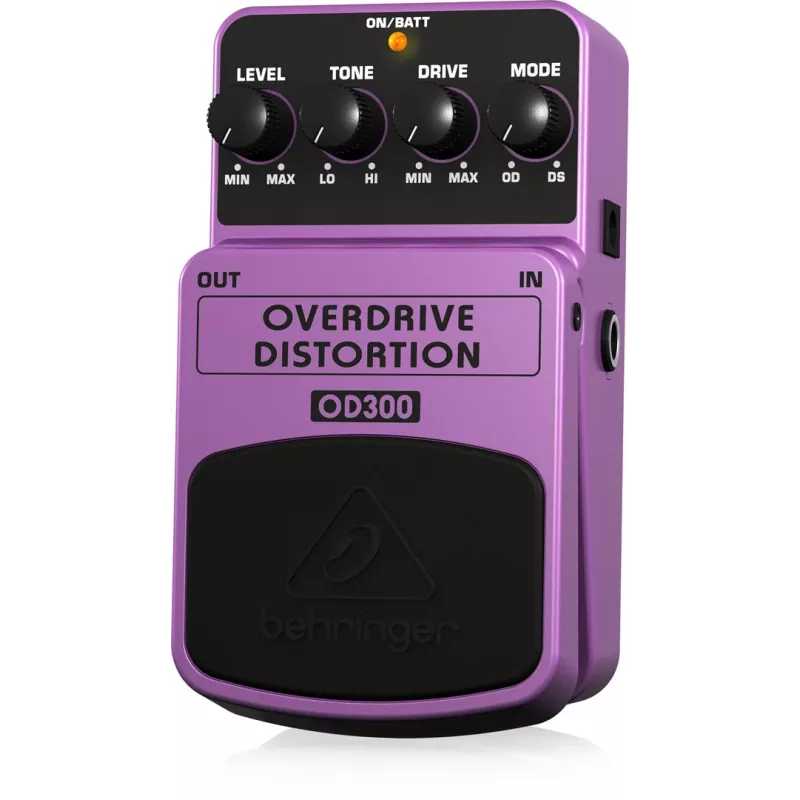 Behringer OD300 Overdrive/Distortion efektipedaal lilla, must