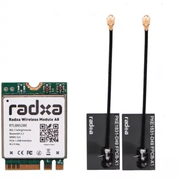 RADXA RA007-A8 M.2 WiFi 6 ja Bluetooth 5.2 traadita side moodul (Intel AX200)