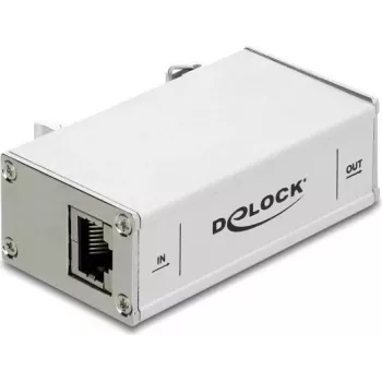 Delock võrgupingepiirik RJ45 10G DIN-liinile kinnitatav