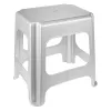 KEEEPER Maxi Max astmelaud, hele hõbedane, 41 x 33,5 x 42,5 cm, koormus 150 kg, libisemiskindel, virnastatav