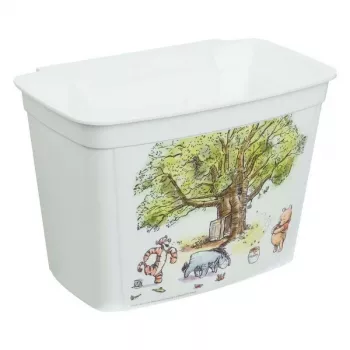 keeeper mitmeotstarbeline kast 4L Janek Winnie the Pooh, valge, 27 x 18 x 16,3 cm, virnastatav hoiukast kaanega, BPA-vaba plast