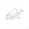 keeeper potitool comfort Zuza Pure 28x37x14cm roosa