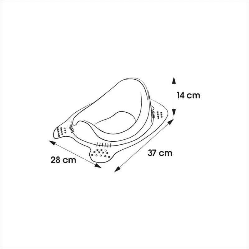 keeeper potitool comfort Zuza Pure 28x37x14cm roosa