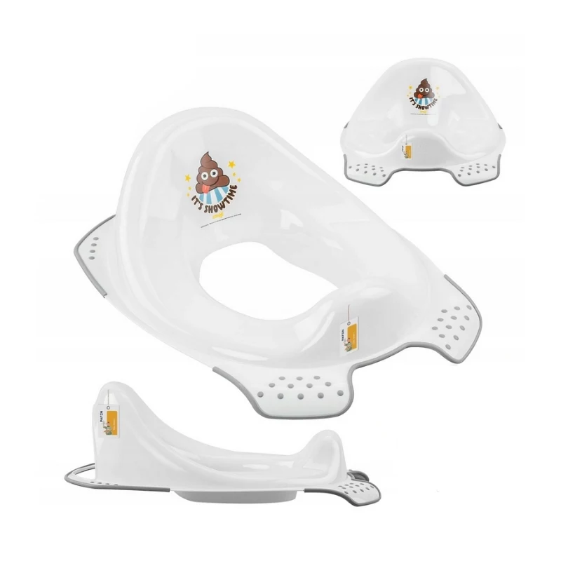 keeeper potitooli istmeotsik libisemiskindla funktsiooniga Ewa Emoji Showtime, valge, 30x40x15 cm
