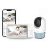 Chillax DM568 Wi-Fi ja FHSS videobeebimonitor 5 inch ekraaniga, pööratava kaameraga, öönägemisega, kahesuunalise kõnega, temperatuurianduriga, hällilauludega ja Hubble'i rakendusega