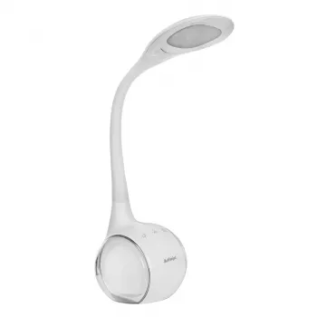 Activejet AJE-RAINBOW 2 LED laualamp RGB-alusega, painduv vars, reguleeritav, puutejuhtimine, 7W põhivalgusti, 350lm, 2800K-6500K, must