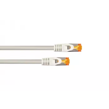KABELMEISTER RJ45 patch-kaabel Cat.7 toorkaabel, väga paindlik TPE-kate, halogeenivaba, hall, 0,25m