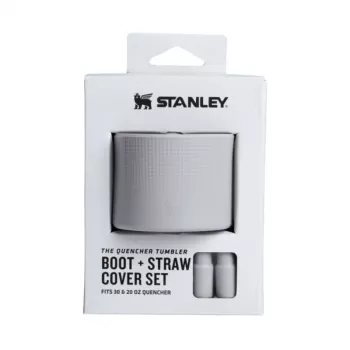 STANLEY kaitsekatete ja kõrrekatete komplekt 2 tk termokruusidele 0,89L/0,59L The Quencher Boot + Straw Topper helehall