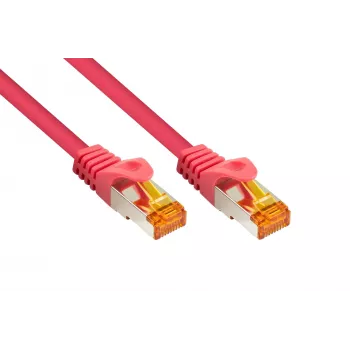 Kabelmeister Cat.7 S/FTP patchkaabel, RJ45, TPE halogenivaba, magenta, 1m