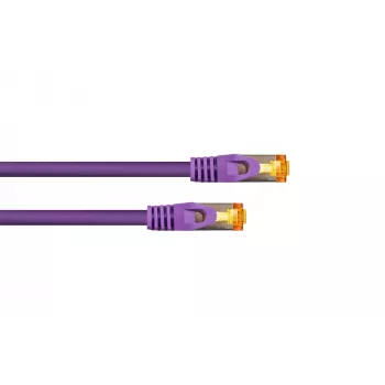 Kabelmeister Cat.7 S/FTP patchkaabel, RJ45, TPE-kate, halogeenivaba, violetne, 1m