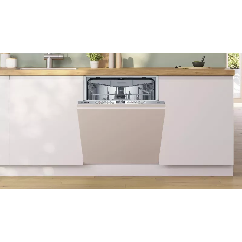 BOSCH SMH4HVX11E täielikult integreeritud sisseehitatud nõudepesumasin, 60 cm, 13 kuivatusaset, Wi-Fi, EcoSilence Drive, 44 dB, energiaklass C, VarioHinge