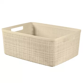 Curver korv Jute M 12L 36x28x15cm Kreemjas