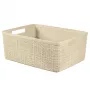 Curver korv Jute M 12L 36x28x15cm Kreemjas