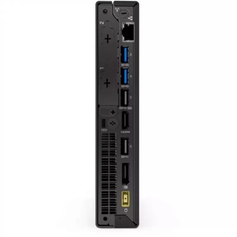 Taastatud Lenovo ThinkCentre M720q Tiny lauaarvuti - Intel Core i5-8500T, 8GB DDR4, 256GB NVMe SSD, Windows 11 Pro, Wi-Fi 5, Bluetooth 5.0, Gigabit Ethernet, 1x USB-C, 5x USB-A, 2x DisplayPort, 1x HDMI