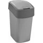 CURVER Flip Bin 9L prügikast hõbedane/hall