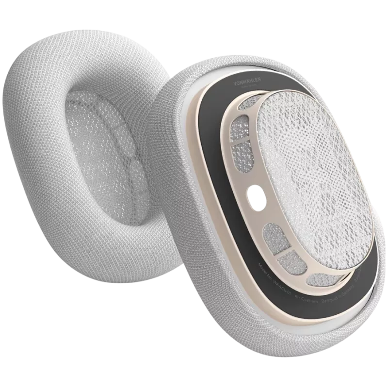 VONMÄHLEN õhkpadjad AirPods Maxile, helehall