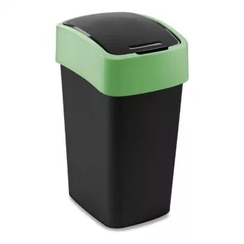 Curver Flip Bin 25L prügikast must/roheline