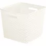 CURVER My Style ruudukujuline hoiukorv 25L kreemjas