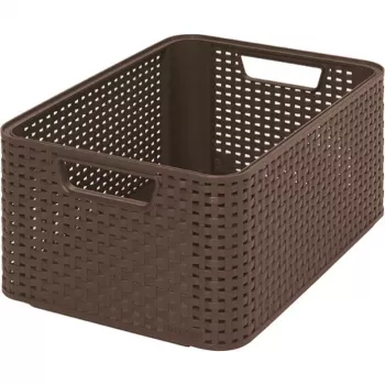 Curver Style Box M 38,6 x 28,7 x 17 cm tumehall säilituskast kaanega