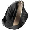 UNITEK Genius Ergo 8250S juhtmevaba ergonoomiline hiir must-kuldne 1600DPI