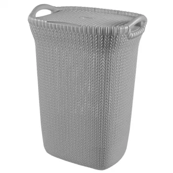 CURVER Knit 57L pesukast helehall