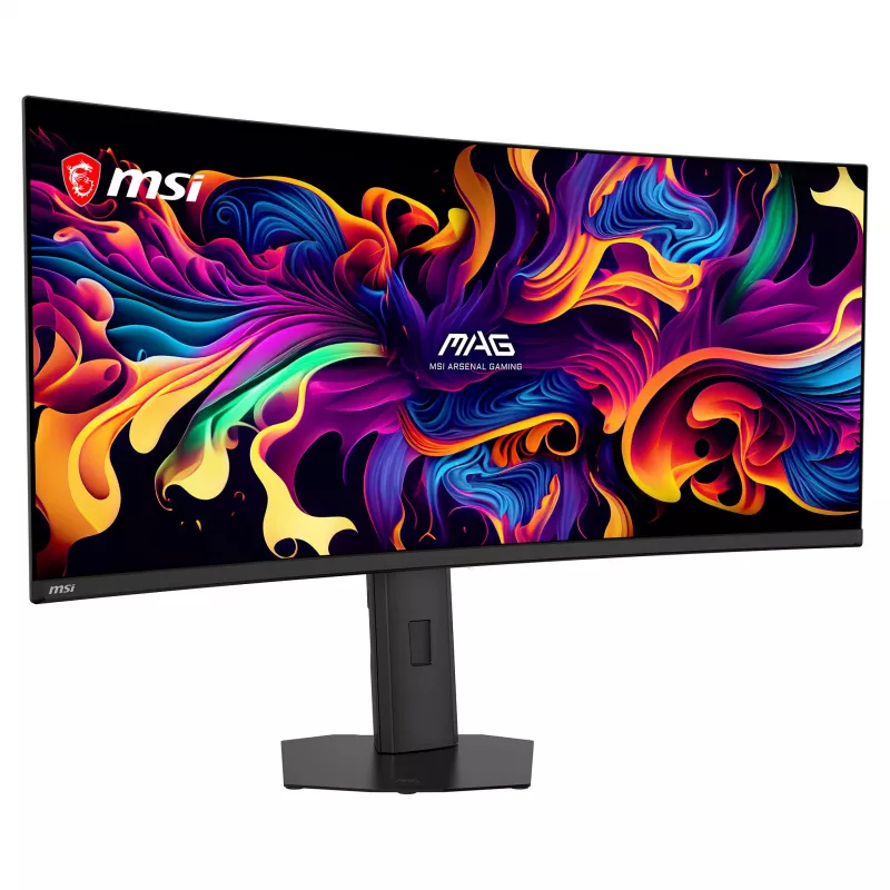 MSI 34-tolline QD-OLED UWQHD 280Hz kõverjooneline mängumonitor (9S6-3DE39T-003)