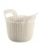 CURVER Korv Knit XS Ümmargune 3L Valge 23x19x19cm