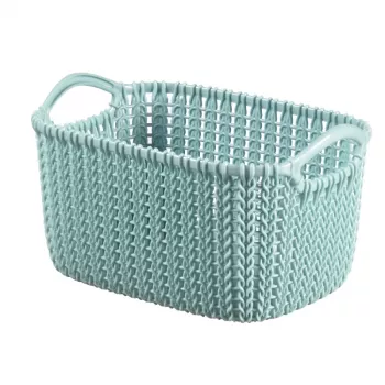 CURVER Kootud korv XS ristkülikukujuline 3L hoiukorv sinine 25x18x14cm