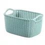 CURVER Kootud korv XS ristkülikukujuline 3L hoiukorv sinine 25x18x14cm