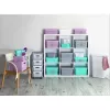 Curver Infinity 11L 4-kambriline ratastega kast 30x36x69cm Hall