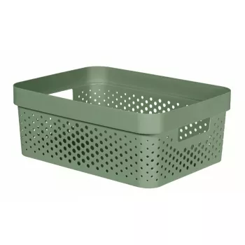 CURVER Infinity Recycled Box 11L 36x27x14cm Roheline