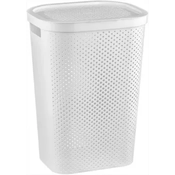 CURVER Infinity Recycled 60L pesukorv 44x35x60 cm valge