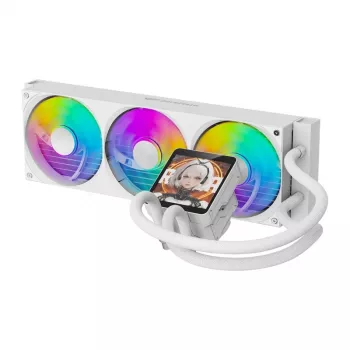DarkFlash DV360S MAX White 360mm ARGB AIO vedelikjahuti protsessorile