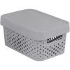 Curver Infinity taaskasutatud hoiukarp kaanega, 4,5 l, hall