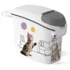 CURVER Pets Life koera- ja kassitoa söögi hoiukonteiner 6 kg 15 L õhukindel 23x50x36 cm