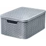 CURVER Style M hoiukarp kaanega, 39,3 x 29,3 x 18,7 cm, helehall, kokkupandav